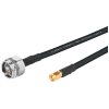 IWLAN 1x N-Connect/1x RSMA Male/Male flexible connection cable, railway, 1 m. 6XV18755TH10