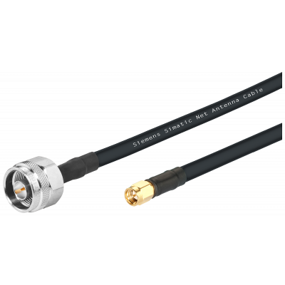 IWLAN 1x N-Connect/1x SMA Male/Male flexible connection cable, railway, 1 m. 6XV18755UH10