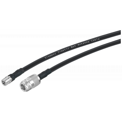 IWLAN 1x QMA / 1x N-Connect Male/Female flexible adapter cable, railway, 1 m. 6XV18755VH10