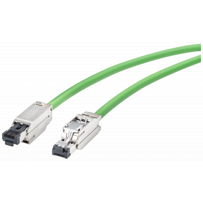 IE Cable 4 x 2, 2 x IE FC RJ45 connector 180 4 x 2, Cat 6a, IP20, 2 m. 6XV18785BH20