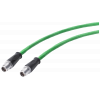 IE TP Cord M12/M12 4 x 2, 2 x M12 connectors (X-coded), Cat 7, IP67/67, 0.3 m. 6XV18785HE30