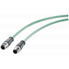 IE Robust Cable M12-180/M12/180 2 x 2, 2 x M12 connector (D-coded), Cat 5e, 1 m. 6XV18815AH10