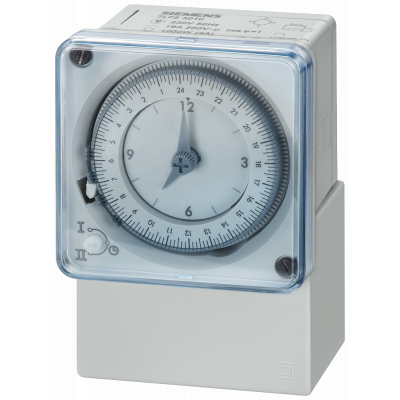 Synchronous time switch day 1 CO contact 230 V/50 Hz surface-m.. 7LF53010