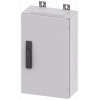 ALPHA 160, wall-mounted cabinet, surface-mounted, with distribution board panel, IP43, degree of protection 2, H: .... 8GK10521KK11