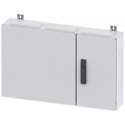 ALPHA 160, wall-mounted cabinet, surface-mounted, with distribution board panel, IP43, degree of protection 2, H: .... 8GK10521KK31