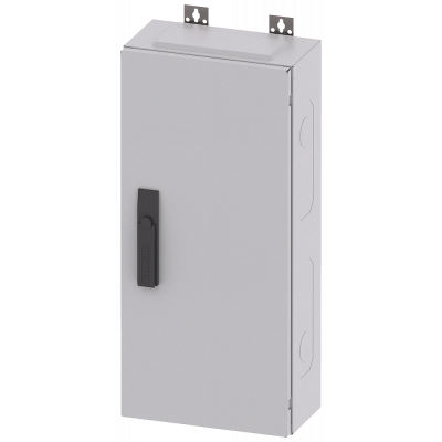 ALPHA 160, wall-mounted cabinet, surface-mounted, with distribution board panel, IP43, degree of protection 2, H: .... 8GK10522KK11