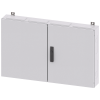 ALPHA 160, wall-mounted cabinet, surface-mounted, with distribution board panel, IP43, degree of protection 2, H: .... 8GK10522KK41