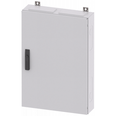 ALPHA 160, wall-mounted cabinet, surface-mounted, with distribution board panel, IP43, degree of protection 2, H: .... 8GK10523KK21