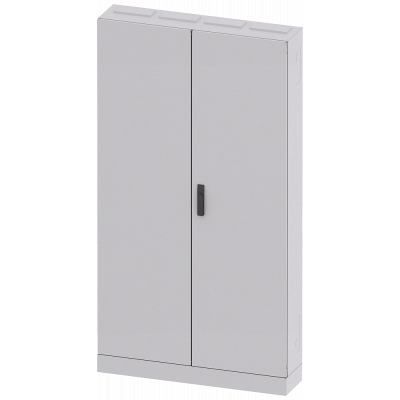 ALPHA 630, floor-mounted cabinet, IP55, degree of protection 1, H: 1950 mm, W: 1050 mm, D: 250 mm. 8GK13238KN43