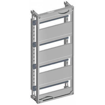 ALPHA 160/400 DIN, rapid kit for modular installation devices with tier spacing 125 mm with N/PE bar, H=600 W=250. 8GK40014KK11