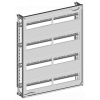 ALPHA 400 DIN, rapid mounting kit for installation mounting devices with row distance 125 mm with N/PE bar, with longitudinal stays, H=600 W=500. 8GK40014KK22