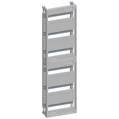 ALPHA 160/400 DIN, rapid kit for modular installation devices with tier spacing 125 mm with N/PE bar, H=900 W=250. 8GK40016KK11