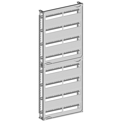 ALPHA 400 DIN, rapid mounting kit for installation mounting devices with row distance 125 mm with N/PE bar, with longitudinal stays, H=1200 W=250. 8GK40018KK12