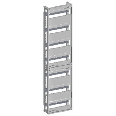 ALPHA 160/400 DIN, rapid kit for modular installation devices with tier spacing 125 mm and 2 N/PE plug-in terminals H=1050, W=250. 8GK40037KK11