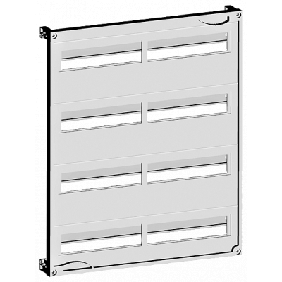 ALPHA 160 DIN, assembly kit for modular installation devices, clearance between rows 125 mm H=600 W=250. 8GK43014KK11