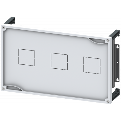 Assembly kit, molded-case circuit breaker 3VA 3 x 3VA10 and 3VA11 up to 160 A with front rotary operating mechanism H=300, W=500. 8GK47332KK22