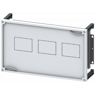 Assembly kit, molded-case circuit breaker 3VA 3 x 3VA12 up to 250 A with front rotary operating mechanism H=300, W=500. 8GK47352KK22