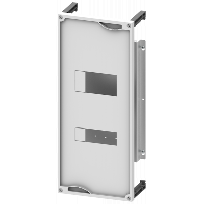 ALPHA 400/630 DIN MCB assembly kit 1x 3VA20-22/100 A/160 A/250 A 3+4-pole H=600 mm W=250 mm, vertical mounting for RCD module, low side mounted. 8GK47354KK12