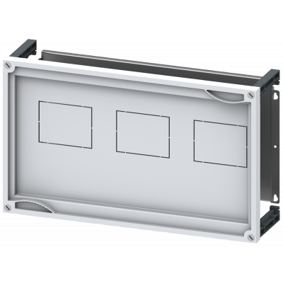 Assembly kit, molded-case circuit breaker 3VA 3 x 3VA20 and 3VA22 up to 250 A with front rotary operating mechanism H=300, W=500. 8GK47362KK22