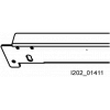 ALPHA, crossbeam, for N and/or PE busbar support, W: 250 mm. 8GK48540KK10