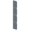 ALPHA partition vertical sheet-steel panel.. 8GK95218KK00