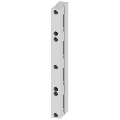 ALPHA, busbar holder, for bars: 12-30 x 5-10 mm, 4-pole, 60 mm. 8GK96700KK00