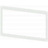 Frame, for mounting test switches, 19", 7 U, galvanized. 8MF10002AB30