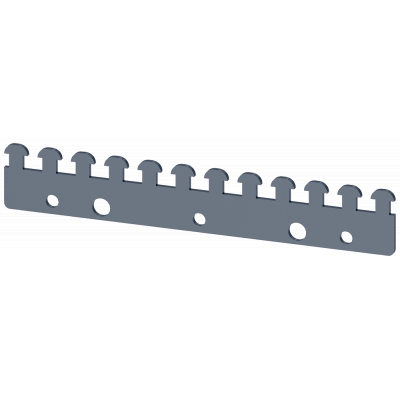 Toothed bar, L: 100 mm, zinc-plated. 8MF10002HC