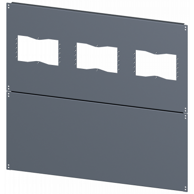 Base, with cut-outs for flanges, IPXX, D: 1000 mm, W: 1000 mm, zinc-plated. 8MF10002UB520