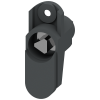 Rotary handle insert, triangular key. 8MF10002VD