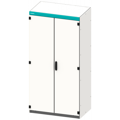 Empty control cabinet enclosure, IP55, H: 2000 mm, W: 1000 mm, D: 1000 mm. 8MF10003BS5