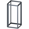 Frame, for corner cubicles, H: 2000 mm, W: 1000 mm, D: 1000 mm, zinc-plated. 8MF10012GE30