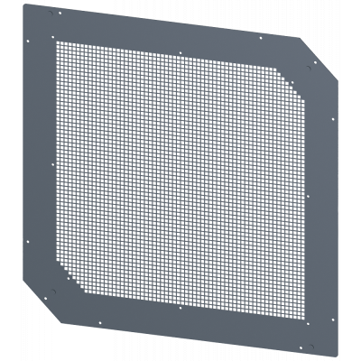 Roof, for corner cubicle, with vents, IP20, D: 800 mm, zinc-plated. 8MF10082UE200A