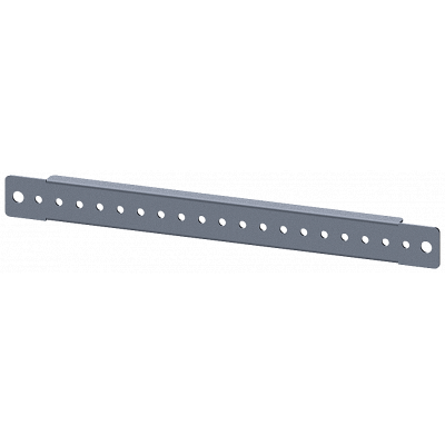 Mounting rail, compact for door width 400 mm, L: 266 mm, zinc-plated. 8MF10262AS30