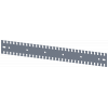 Mounting rail, serrated, L: 600 mm, zinc-plated. 8MF10602HC130