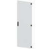 Door, right, with ventilation openings, IP40, H: 2000 mm, W: 600 mm, RAL 7035, .... 8MF10602UT142BA2