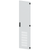 Door, right, with ventilation openings, IP20, H: 2000 mm, W: 450 mm, RAL 7035, .... 8MF10702UT141BA2