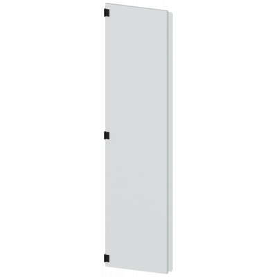 Door half, left, EMC, IP40, H: 2000 mm, W: 450 mm, RAL 7035, safety class 1. 8MF10702UT250CA1