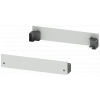 Base, for cubicles with door at the rear, H: 100 mm, W: 800 mm, RAL 7035. 8MF10802CR