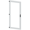 Door, left, inspection window, IP55, H: 2000 mm, W: 800 mm, RAL 7035, safety class 1. 8MF10802UT150BE2