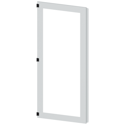 Door half, left, inspection window, IP55, H: 2000 mm, W: 800 mm, RAL 7035, .... 8MF10802UT250BE2