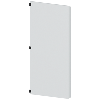 Door half, left, EMC, IP40, H: 2000 mm, W: 800 mm, RAL 7035, safety class 1. 8MF10802UT250CA1