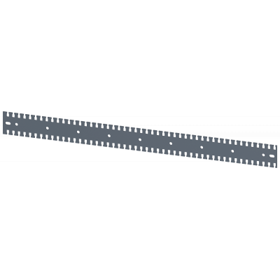 Mounting rail, serrated, L: 900 mm, zinc-plated. 8MF10902HC130