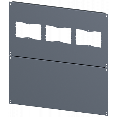 Base, with cut-outs for flanges, IPXX, D: 1000 mm, W: 900 mm, zinc-plated. 8MF10902UB520