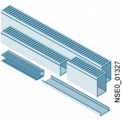 Cable duct, L: 2000 mm, H: 37.5 mm, W: 25 mm. 8MF11202HL6