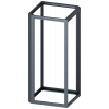 Frame, for corner cubicles, H: 2200 mm, W: 1000 mm, D: 1000 mm, zinc-plated. 8MF12012GE30