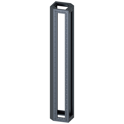 Frame, for corner cubicles, H: 2200 mm, W: 400 mm, D: 400 mm, zinc-plated. 8MF12452GE30