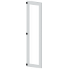 Door, left, inspection window, IP55, H: 2200 mm, W: 500 mm, RAL 7035, safety class 1. 8MF12502UT150BE2