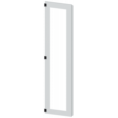 Door half, left, inspection window, IP55, H: 2200 mm, W: 500 mm, RAL 7035, .... 8MF12502UT250BE2