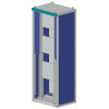 Empty control cabinet enclosure, earthquake-prepared, IP40, H: 2200 mm, W: 600 mm, .... 8MF12663ES5